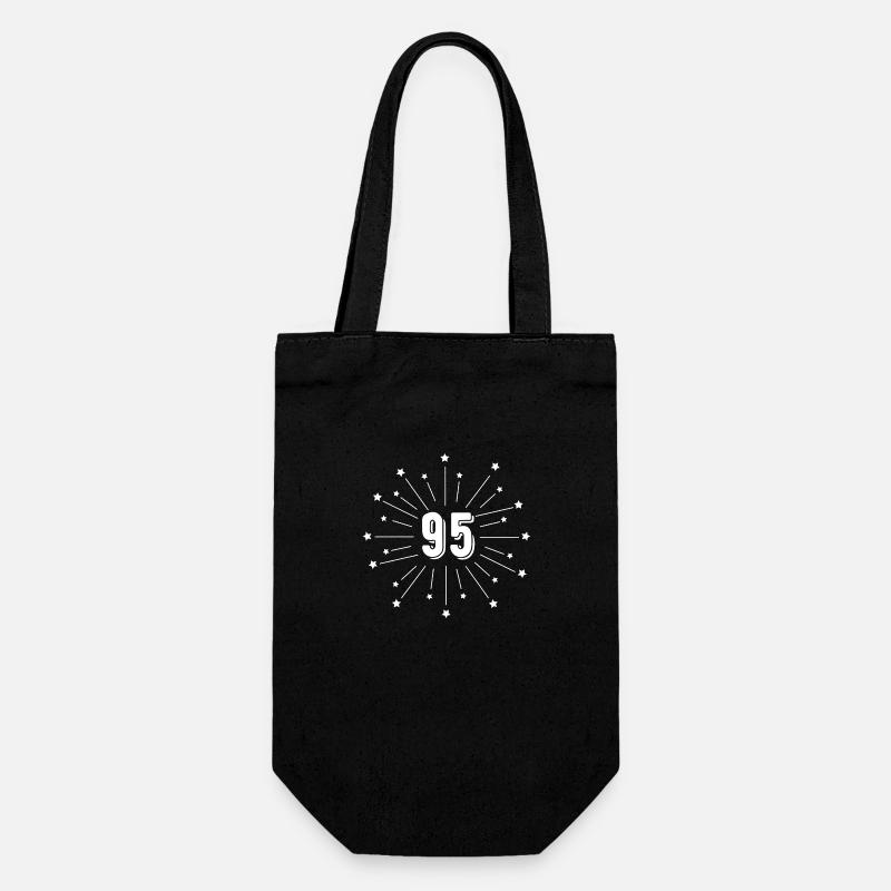 95e anniversaire étoilé - cadeau 95 ans - Sac à bouteille - noir