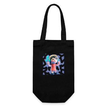 LUSTIGE MUSIK ILLUSTRATION 7 - Geschenkbeutel für Flaschen - Schwarz - Vorne
