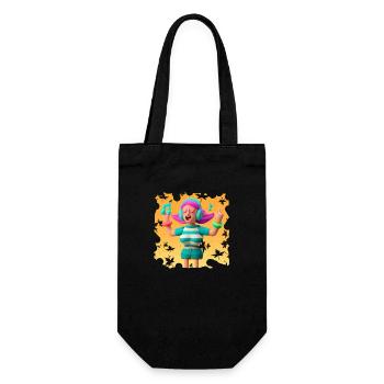 ILLUSTRATION MUSICALE AMUSANTE 8 - Sac à bouteille - noir - Devant