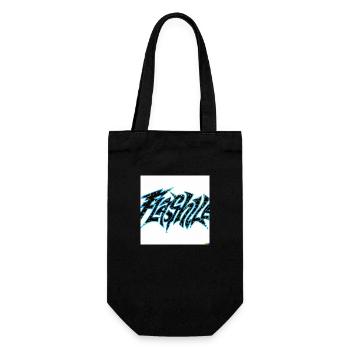 a cool graffiti with a white background - Geschenkbeutel für Flaschen - Schwarz - Vorne