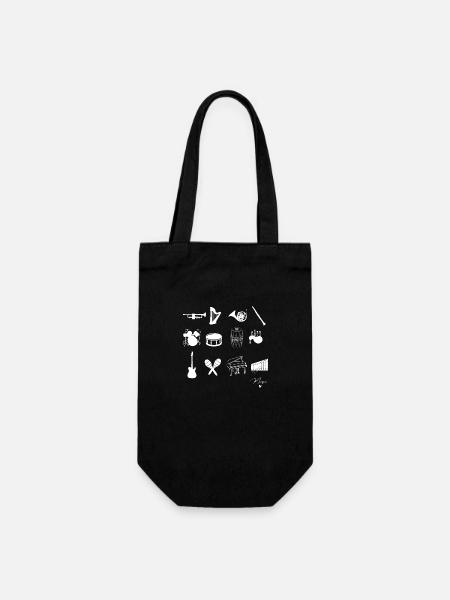 instrument de musique - Sac à bouteille - noir
