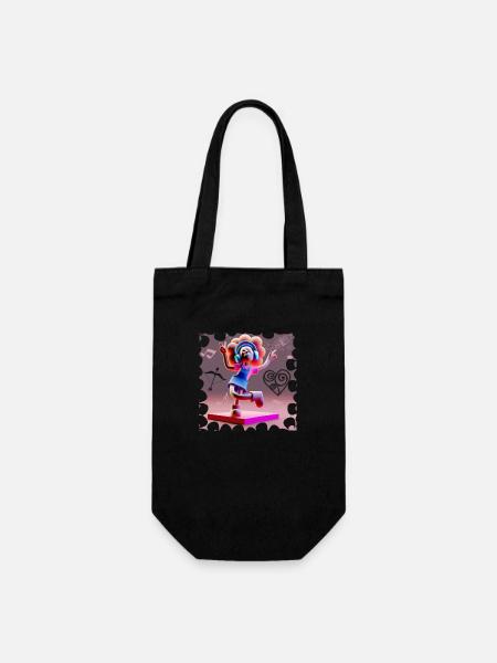 DRÔLE D’ILLUSTRATION MUSICALE FILLE 16 - Sac à bouteille - noir