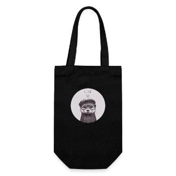 Like no Otter - Gift Bag for Bottles - black - Front