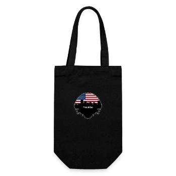 Toledo Ohio USA Flagge Skyline Silhouette Reisen - Geschenkbeutel für Flaschen - Schwarz - Vorne