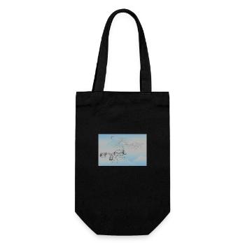 Nature - Gift Bag for Bottles - black - Front