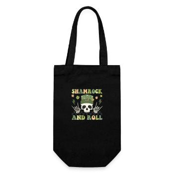 Shamrock and Roll - Gift Bag for Bottles - black - Front