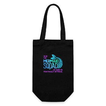 Escouade de sirènes... Je suis si rare que je suis pratiquement mythique - Sac à bouteille - noir - Devant