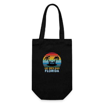 Lake Worth Beach Florida - Gift Bag for Bottles - black - Front