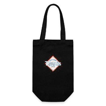 Tennis Vintage Retro Tennis Player Player Sport - Gift Bag for Bottles - black - Front