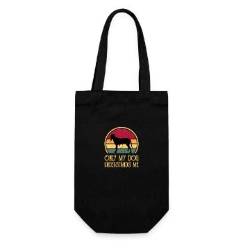 Ariegeois Dog Lover Silhouette Vintage Sunset - Sac à bouteille - noir - Devant