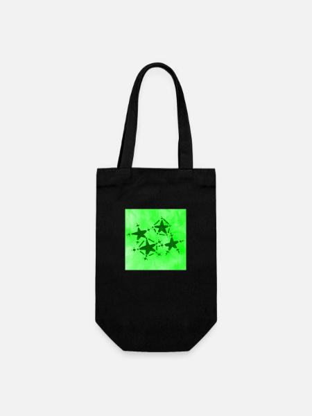 4 ÉTOILES VERT SOURIANT - Sac à bouteille - noir