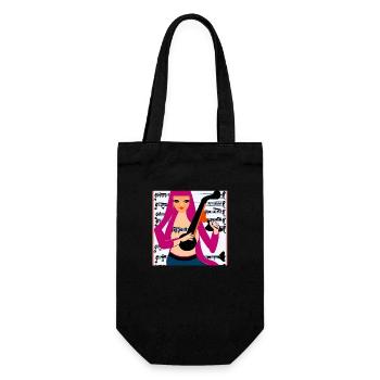 Fille de la musique - Sac à bouteille - noir - Devant