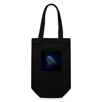 Owl owl - Gift Bag for Bottles - black - Front