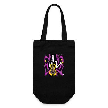 Music Girl - Gift Bag for Bottles - black - Front