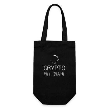 Bitcoin Trading Crypto Aktien - Geschenkbeutel für Flaschen - Schwarz - Vorne