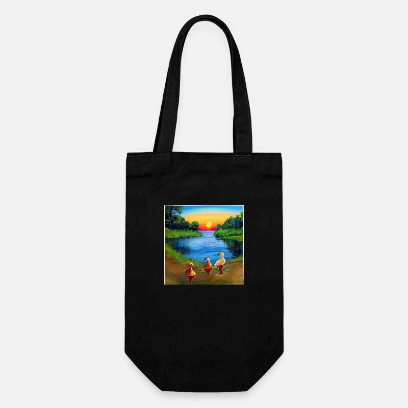 Vie lacustre - Sac à bouteille - noir