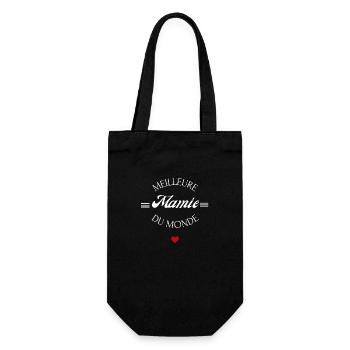 meilleure mamie du monde - Sac à bouteille - noir - Devant