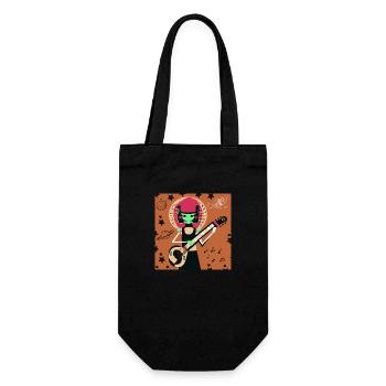 Music Girl - Gift Bag for Bottles - black - Front