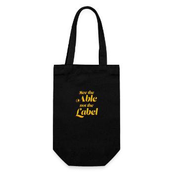 See the able not the label - Sac à bouteille - noir - Devant