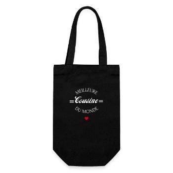 meilleure cousine du monde - Sac à bouteille - noir - Devant