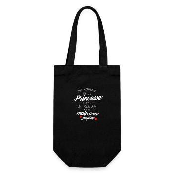 Compliqué d'être Princesse et faire de L'escalade - Sac à bouteille - noir - Devant