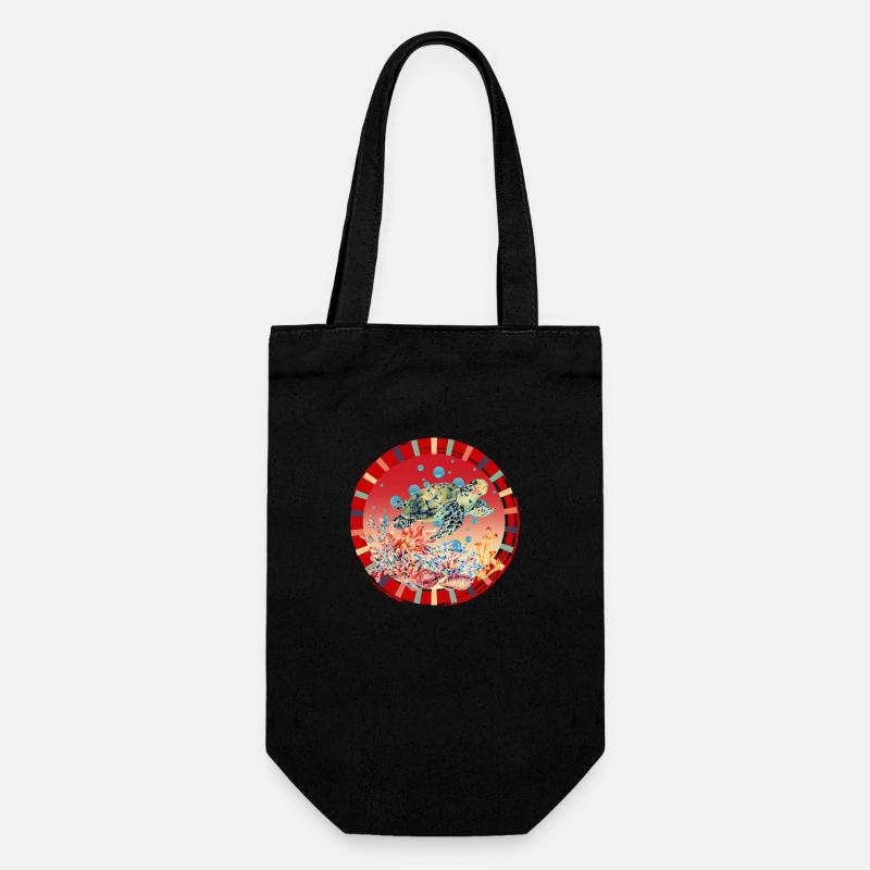 Turtle_Ocean - Sac à bouteille - noir