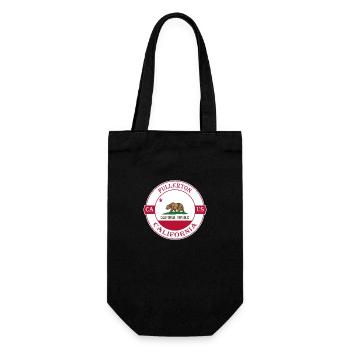 Fullerton California Flag USA Souvenir Badge - Sac à bouteille - noir - Devant