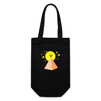 tippie and the stars - Gift Bag for Bottles - black - Front