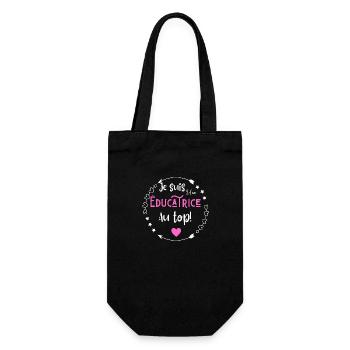 Je suis une éducatrice au top - Sac à bouteille - noir - Devant