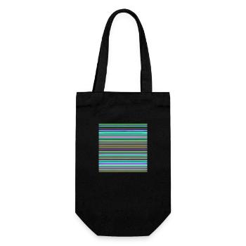Neonlichter - Geschenkbeutel für Flaschen - Schwarz - Vorne