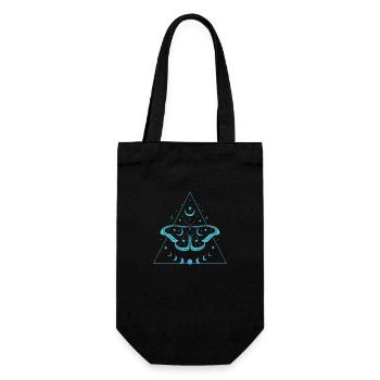Mystic Mandala yoga boho fleur amour nature - Sac à bouteille - noir - Devant