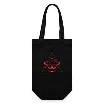 Mystic Mandala yoga boho fleur amour nature - Sac à bouteille - noir - Devant