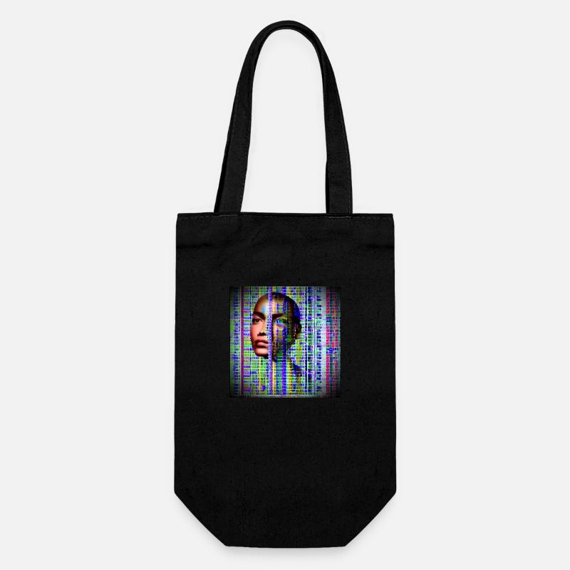 Artificial Intelligence - Gift Bag for Bottles - black