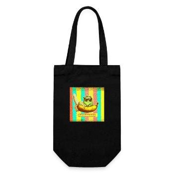 Retronana - Geschenkbeutel für Flaschen - Schwarz - Vorne