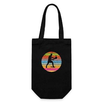 Tennis players Tennis club Tennis lovers Tennis - Gift Bag for Bottles - black - Front
