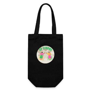 CP Strong - Gift Bag for Bottles - black - Front