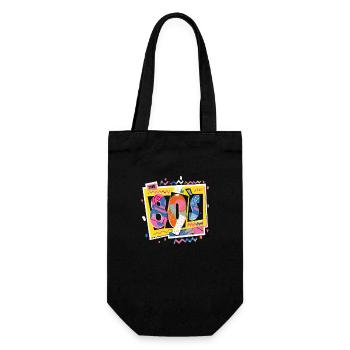 été mignon heureux plage tendance années 80 rétro vintage - Sac à bouteille - noir - Devant