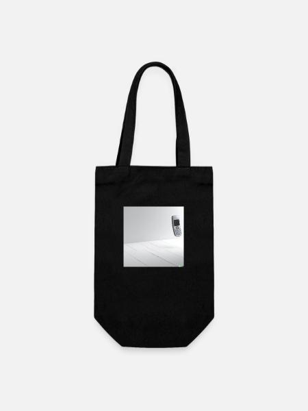 Minimal Cell - Geschenkbeutel für Flaschen - Schwarz