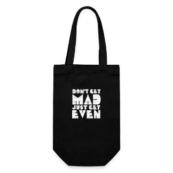 Don't Get Mad - Gift Bag for Bottles - black - Front
