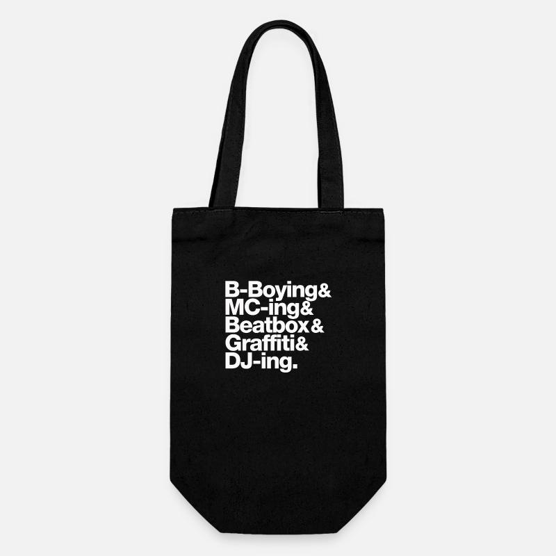 Hip Hop Five Elements - Gift Bag for Bottles - black