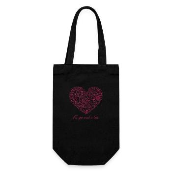 All you need is love - Sac à bouteille - noir - Devant