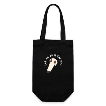 Let me do it for you - Gift Bag for Bottles - black - Front