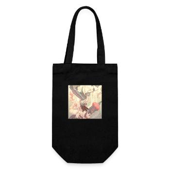 in harmony with nature - Gift Bag for Bottles - black - Front