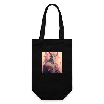 in harmony with nature Nature spirit - Gift Bag for Bottles - black - Front