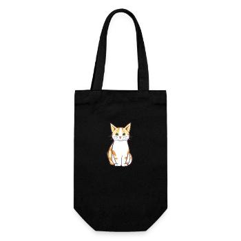 chat jaune animal de compagnie - Sac à bouteille - noir - Devant