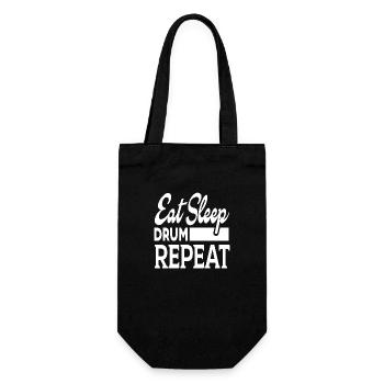 Répéter Manger Tambour de sommeil - Sac à bouteille - noir - Devant