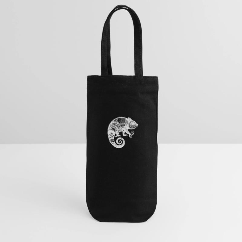 Chameleon with boho Aztec patterns Gift Bag for Bottles