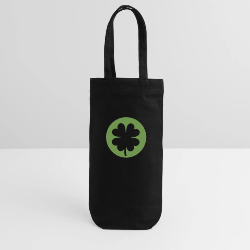 Trèfle vert pour la Saint-Patrick Sac à bouteille