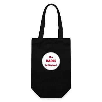 Bares - Geschenkbeutel für Flaschen - Schwarz - Vorne