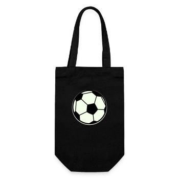 football - Gift Bag for Bottles - black - Front